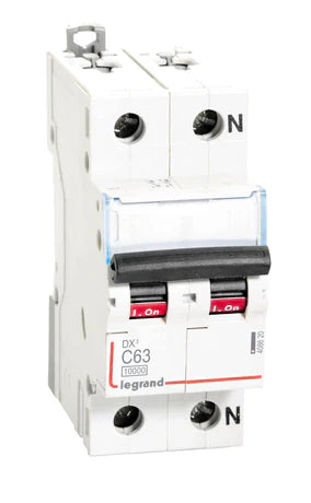 Legrand DX³ MCB 63A SP+N 240V – 408620