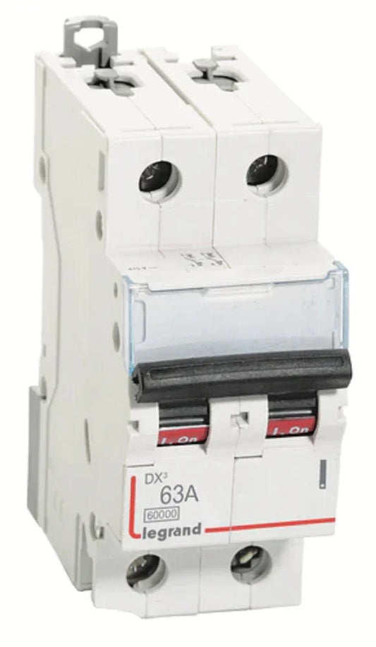 Legrand DX³ MCB 16A Double Pole 415V AC – 408633