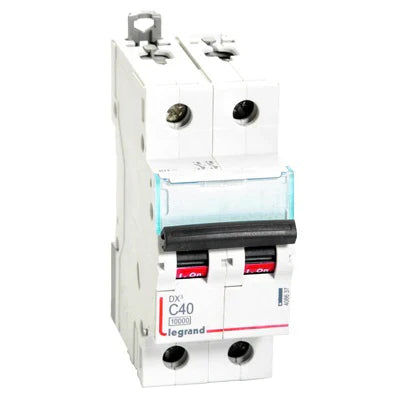 Legrand DX³ MCB 40A Double Pole 415V – 408637