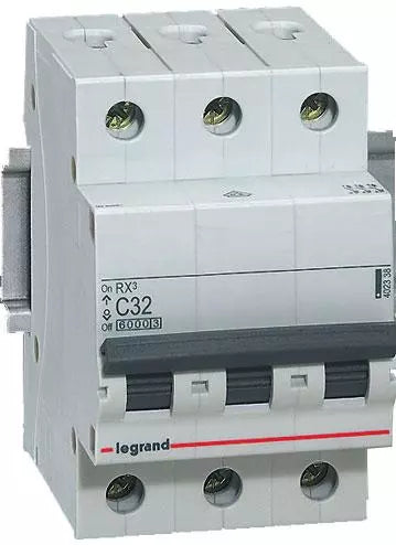 Legrand DX³ 40A Triple Pole 415V AC MCB – 408659