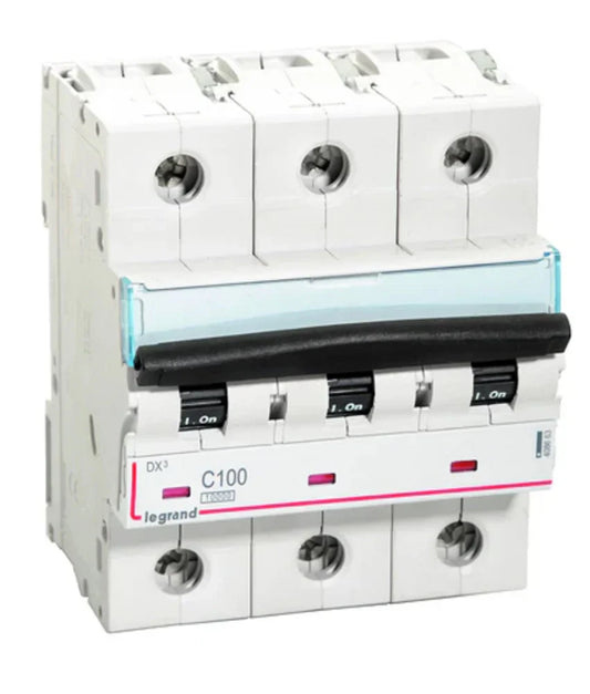 Legrand DX³ MCB 50A Triple Pole 415V AC – 408660