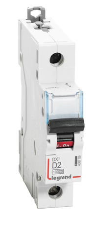 Legrand DX³ MCB 2A D Curve Single Pole 240/415V – 408709