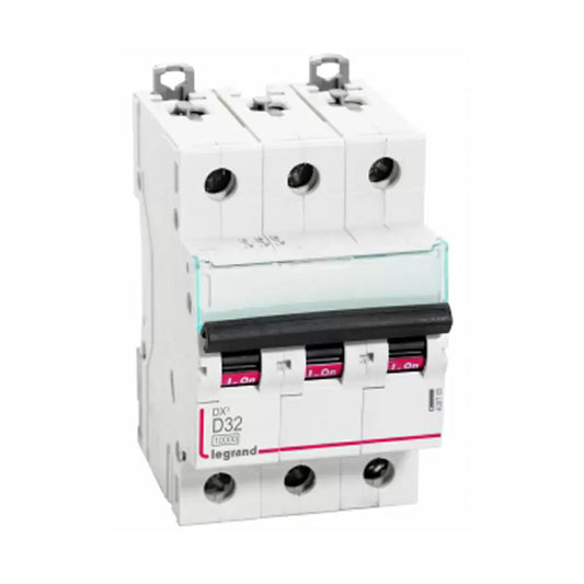 Legrand DX³ 32A Triple Pole D Curve MCB 415V – 408765