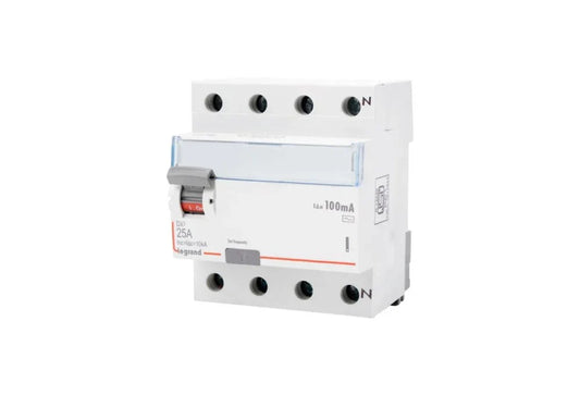 Legrand DX³ RCCB Four Pole 415V AC Type 100mA 25A 411881