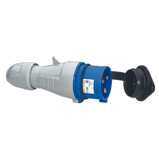Legrand Straight Plug 32A 2P+E 230V IP44 Industrial Plug (Cat No. 555234)