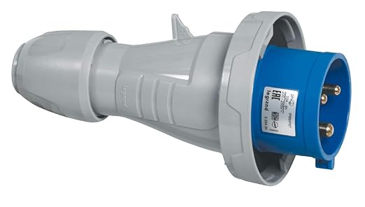 Legrand P17 Tempra Pro Straight Plug 200/250V 32A 2P+E IP66/67 LV 16 & 32 – 555434
