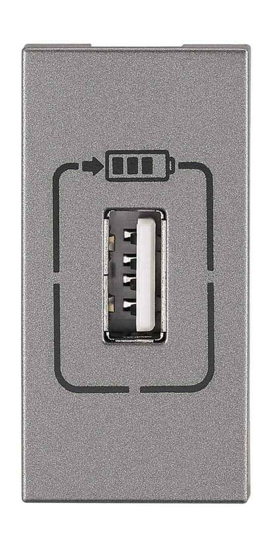 Legrand Arteor - USB Charger 1500mA Type A 1 Module (Square Magnesium Mechanism)