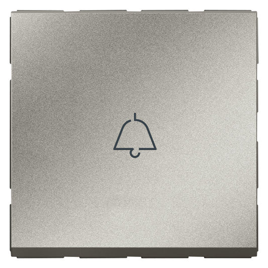 Legrand Arteor 6A Bell Push SP 1Way 2Module Magnesium - 573659