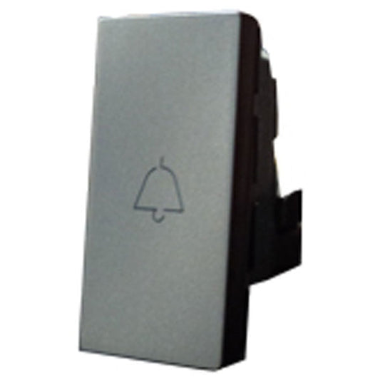 Legrand Arteor - 6A Bell Push SP 1 Way 1 Module (Square Magnesium Mechanism)