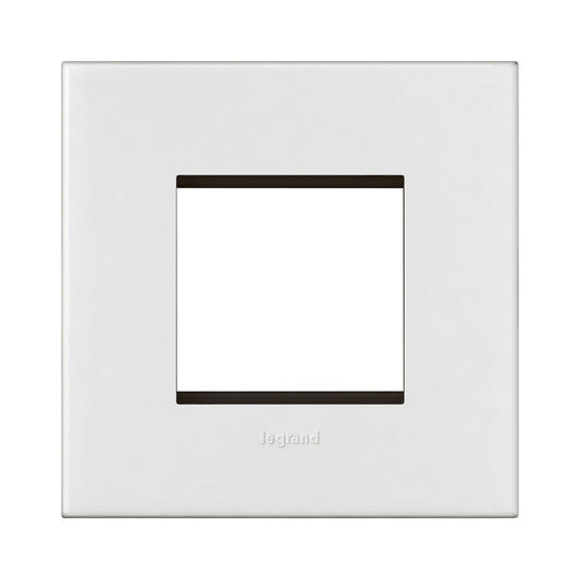 Legrand Arteor SQUARE WHITE PLATE+FRAME 2Module - 575710