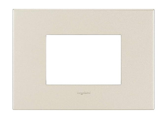 Legrand Arteor Cover Plate - 3 Module, Champagne (Overmoulded Frame) 575824