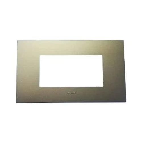 Legrand Arteor Cover Plate - 3 Module, Dark Bronze (Overmoulded Frame) 575835