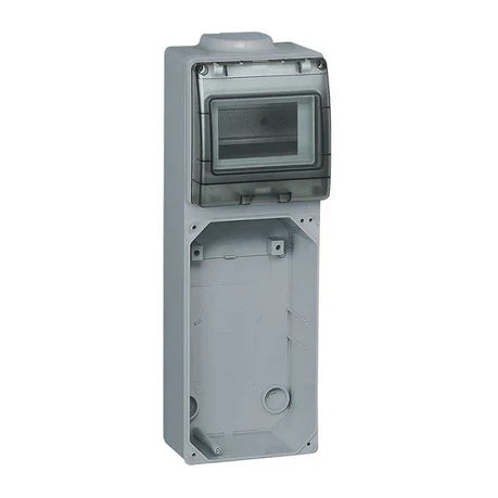 Legrand Surface Mounting Box with 5 Module DIN Rail – Up to 2 Sockets – 58938