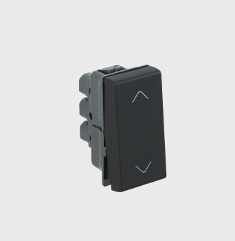 Legrand Myrius 6A Switch 2Way 1Module Black - 673101