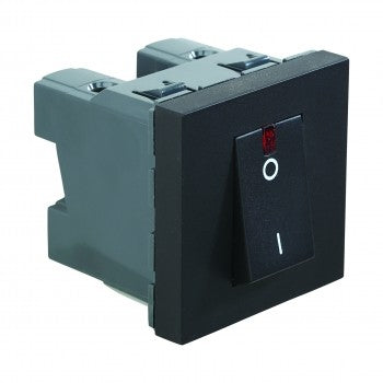 Legrand Myrius 32A DP Switch with Indicator 2Module Black - 673116