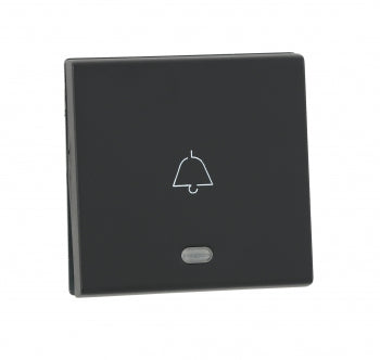 Legrand Myrius 6A Bell Push with Indicator 2Module Black - 673123