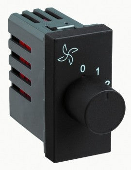 Legrand Myrius Fan Regulator 100W 1Module Black - 673127