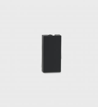 Legrand Myrius Blanking Plate 1Module Black - 673161