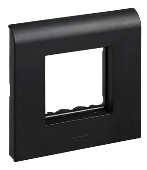 Legrand Myrius Plate+Frame 2Module Black - 673222