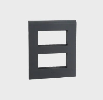 Legrand Myrius Plate+Frame 8Module (S) (2x4) Black - 673229