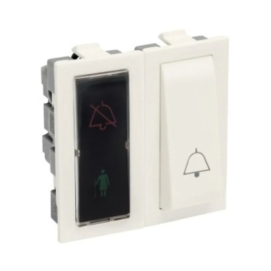 Legrand Britzy External DND & MMR Control Unit with Bell Push – 2 Module 673482