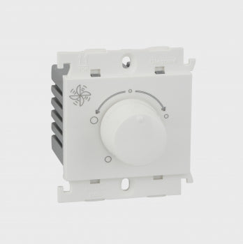 Legrand Mylinc Fan Regulator 100W with 360° rotation 2Module White - 675964