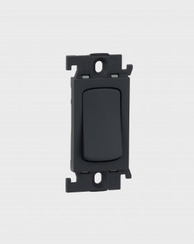 Legrand Mylinc Switch 6A SP 1Way 1Module Matt Grey - 676301