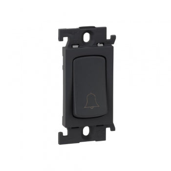 Legrand Mylinc 6A BELL PUSH with Indicator 1Way 2Module Matt Grey - 676306