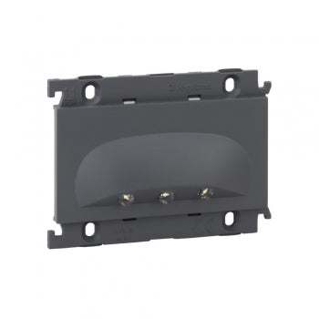 Legrand Mylinc SKIRTING LIGHT WITH WHITE LED 3Module Matt Grey - 676316