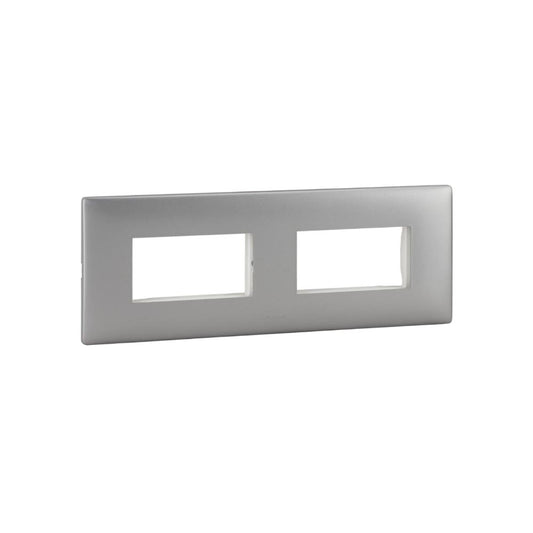 Legrand Mylinc Plate Silver Alu. 6Module- 676384