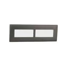 Legrand Mylinc DARK BRONZE PLATE 8Module HORIZONTAL - 676395