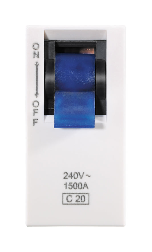Legrand Lyncus 20A SP MCB 1Module White - 677282