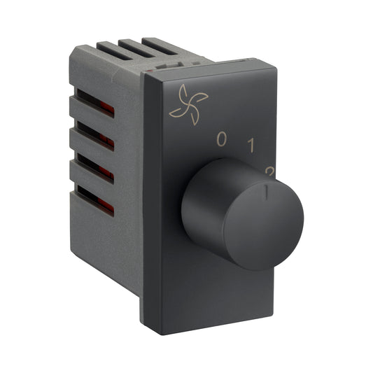 Legrand Lyncus FAN REGULATOR 100W 1Module Chic Grey - 677439