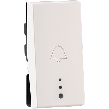 Legrand Myrius NEXTGEN 6A BELL PUSH with Indicator 1Way 1Module White - 679221