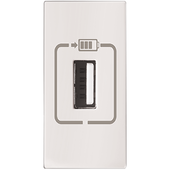 Legrand Myrius NEXTGEN USB CHARGER 1500mA Type A 1Module White - 679288