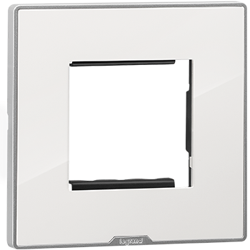 Legrand Myrius NEXTGEN PLATE+FRAME ICE WHITE 2Module - 679522