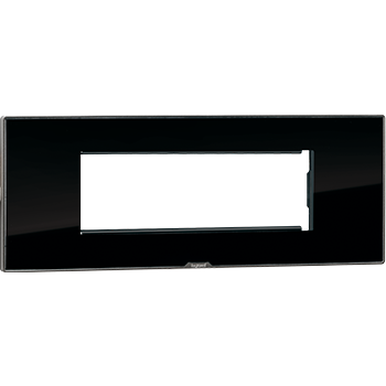 Legrand Myrius NEXTGEN PLATE+FRAME 6Module ICE BLACK - 679546