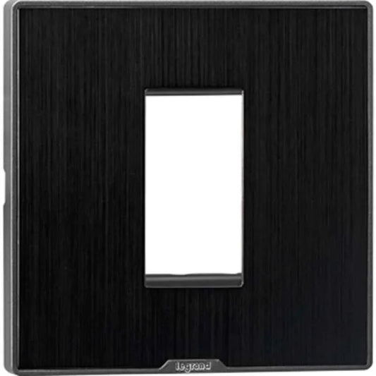 Legrand Myrius Cover Plate – 1 Module – Charcoal Grey 679701