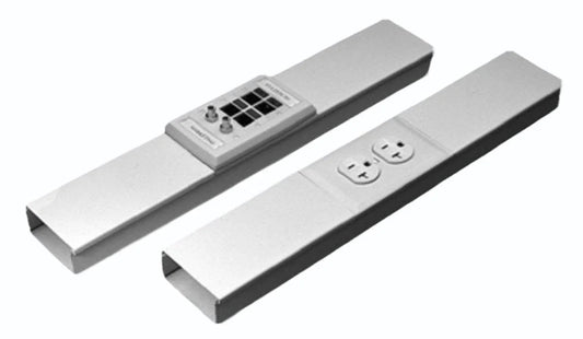 Legrand Raceways – Metal/GI Trunking 75x38 mm (Height 38 mm, Length 2.44 m) with Floor Boxes – 689501