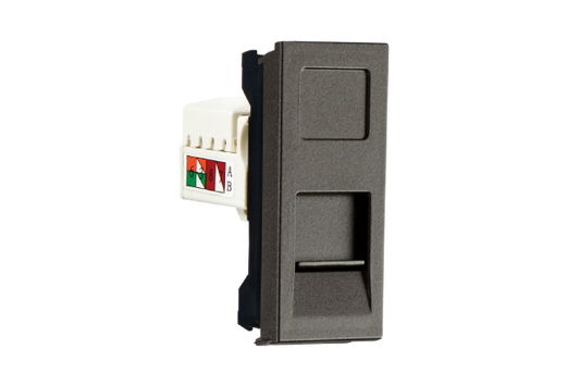 Havells RJ45 Cat6 Jack | Modular Data Socket with Tool-Free Connector
