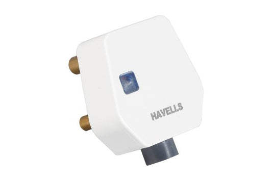 Havells 16A Heavy Duty Plugtop with Indicator AHLGWXW253 | 240V Plug Top with Brass Pins