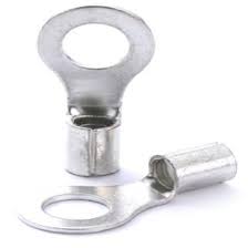 Comet 50 Sqmm Ring Type Short Barrel Copper Tubular Terminal – Medium Duty Copper Lug (Cat No. CCUS14) (Pack of 10)