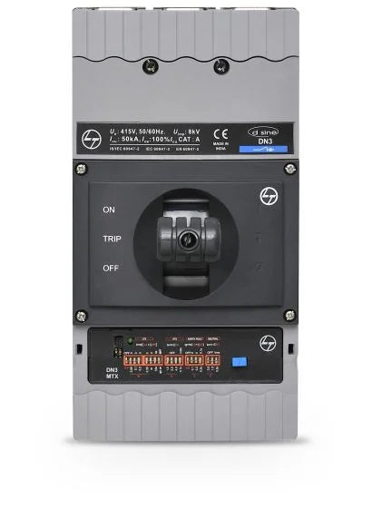 Lauritz Knudsen (Formerly L&T Switchgear Business) DN3-630N MCCB 630A – 3 Pole Microprocessor Release MTX2.0 CM93006OOOOAG
