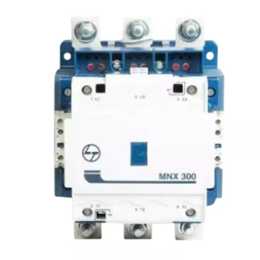 Lauritz Knudsen (Formerly L&T Switchgear Business) MNX 300 3 Pole Power Contactor 300A AC-1 240V AC with 2NO+2NC Aux – Cat No. CS90280BOOO