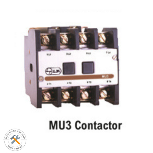 Lauritz Knudsen (Formerly L&T Switchgear Business) MU3 Contactor – 32A AC3 / 63A AC1, 360V Coil