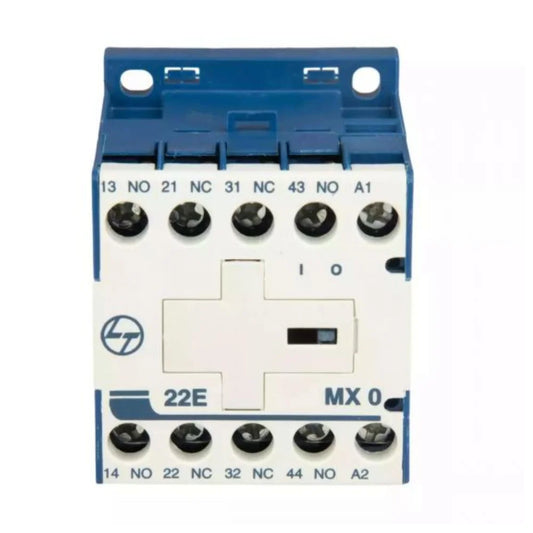 Lauritz Knudsen (Formerly L&T Switchgear Business) Contactor Relay MX0 22E 2NO+2NC AC 415V – Auxiliary Control Relay – Cat No. CS94020DOOO