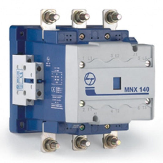 Lauritz Knudsen (Formerly L&T Switchgear Business) MNX 140 415V 3 Pole Power Contactor with 2NO+2NC Aux Contacts – Cat No. CS94138DOOO