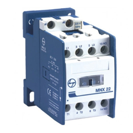 Lauritz Knudsen (Formerly L&T Switchgear Business) MNX 22 240V 3 Pole Power Contactor with 1NC Aux Contact – Cat No. CS94981BOOO