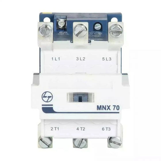 Lauritz Knudsen (Formerly L&T Switchgear Business) MNX 70 3 Pole Power Contactor AC-3 70A 110V AC Fr 3 – Cat No. CS97076AOOO