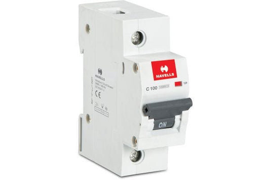 Havells Higher Rating MCB SP 100A C Curve Single Pole DHMJCSPF100 | Industrial & Commercial Circuit Protection